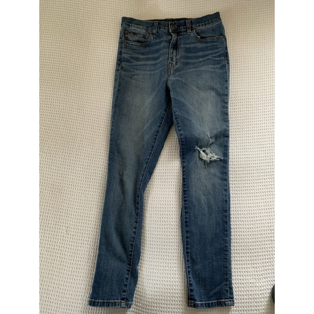 Polo Ralph Lauren The Tompkins High Rise Ankle Skinny Jeans Women Blue Size‎ 29